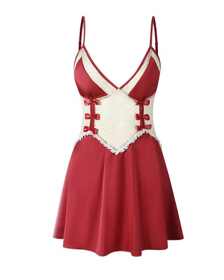 Selindra – Lace Colorblock Nightdress
