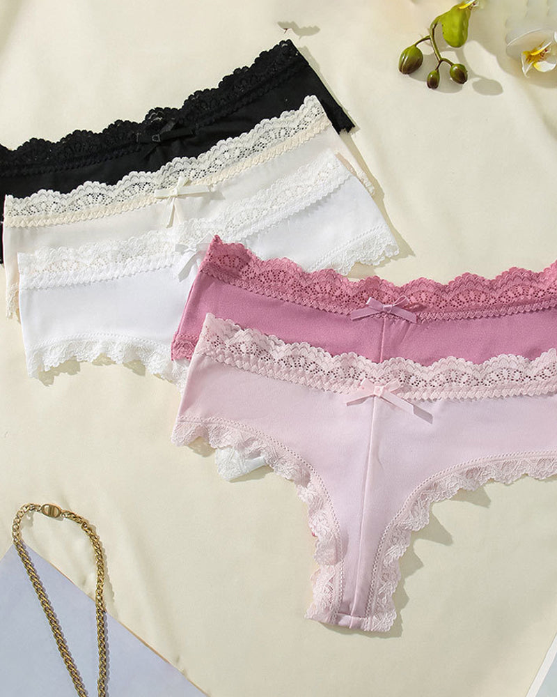 Evelynoraia – High Elastic Lace Cotton Panties