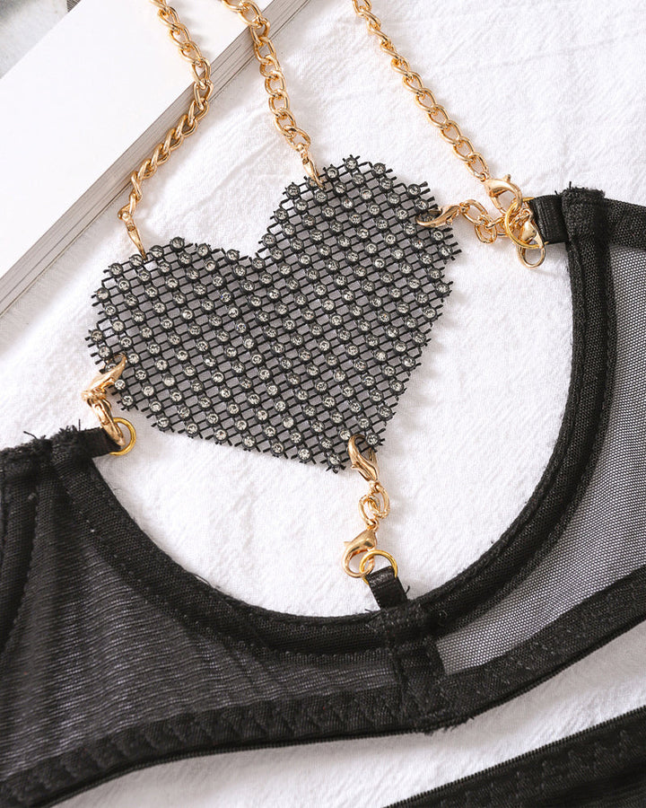 Catalina – Chain Mesh Pajama Set