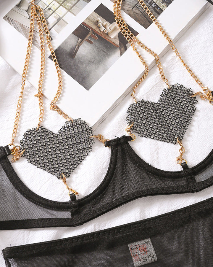 Catalina – Chain Mesh Pajama Set