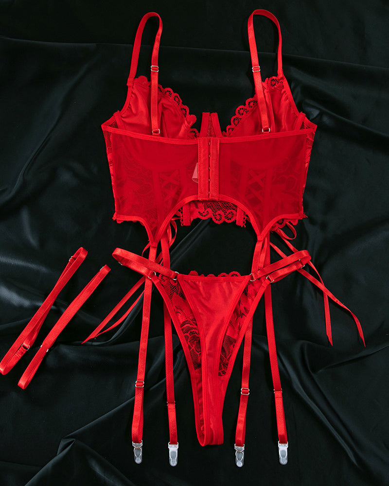 Seraphine – Lace String Pajama Set