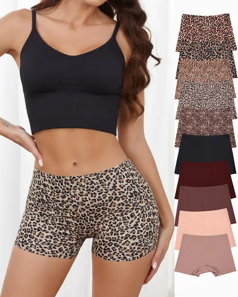 Floravessina – Seamless Leopard Print Boxer Briefs