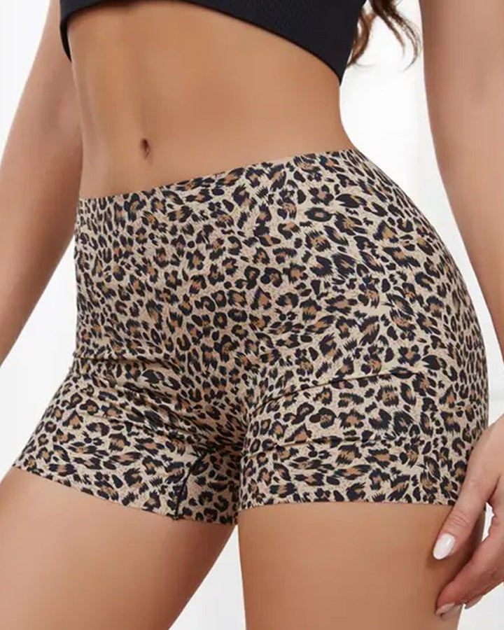 Floravessina – Seamless Leopard Print Boxer Briefs