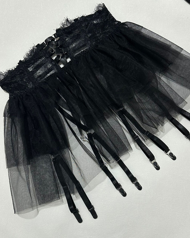 Elysia – Lace Tulle Six-Piece Set