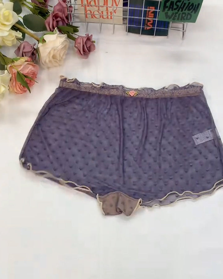 Cyralisseira – Heart Lace Flower Underwear Set