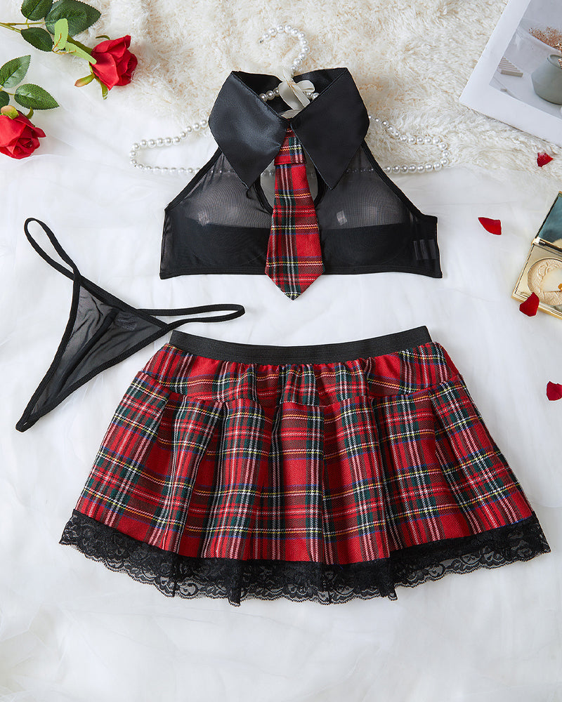 Juliana – Cosplay Plaid Skirt Set