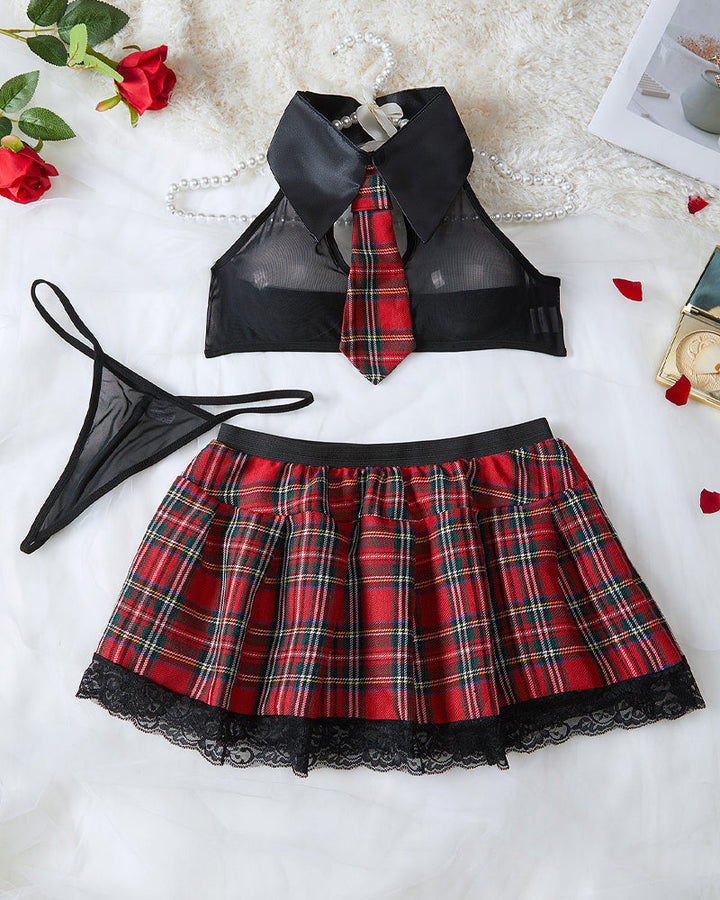 Juliana – Cosplay Plaid Skirt Set