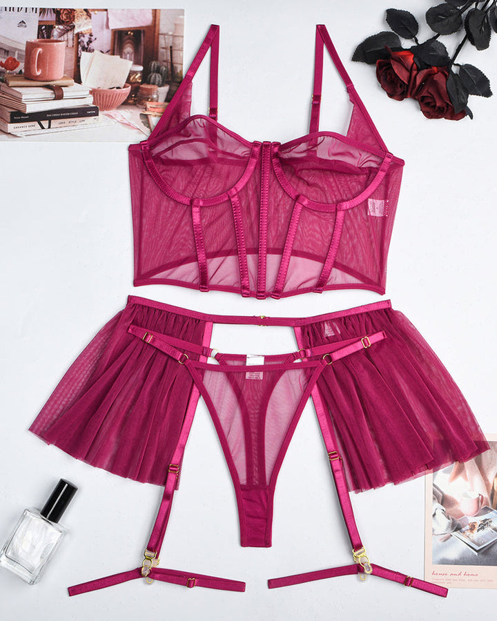 Serelina – Mesh Pajama Set