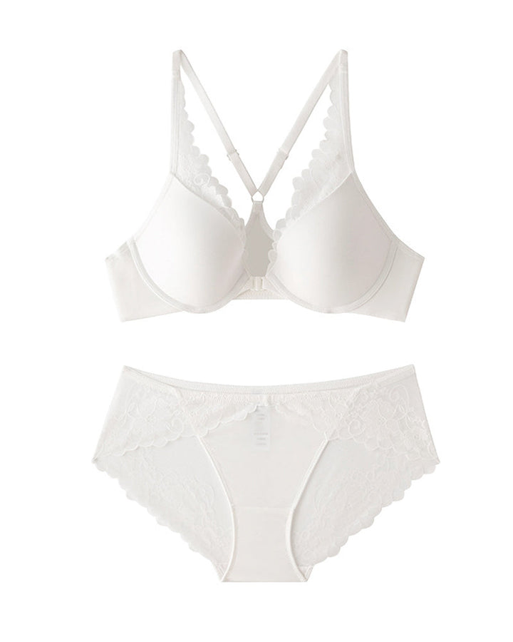 Floravielle – Seamless Lace Bra & Panty Set
