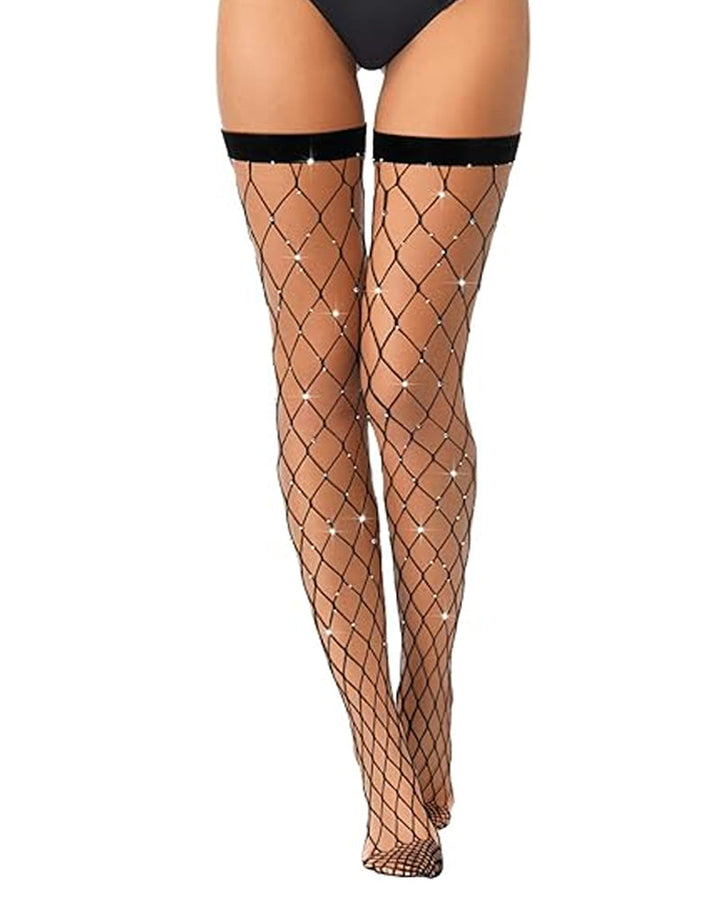 Alvara – Diamond Lace Stockings Set