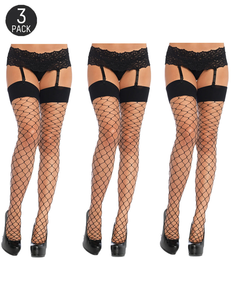 Alvara – Diamond Lace Stockings Set