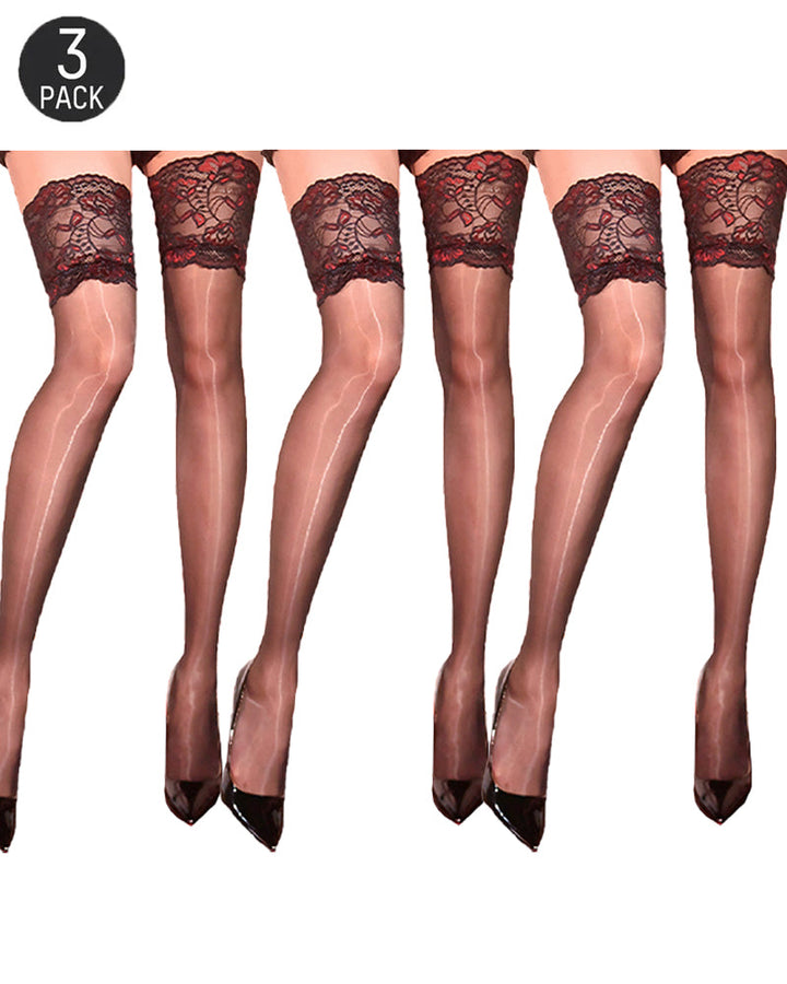 Alvara – Diamond Lace Stockings Set