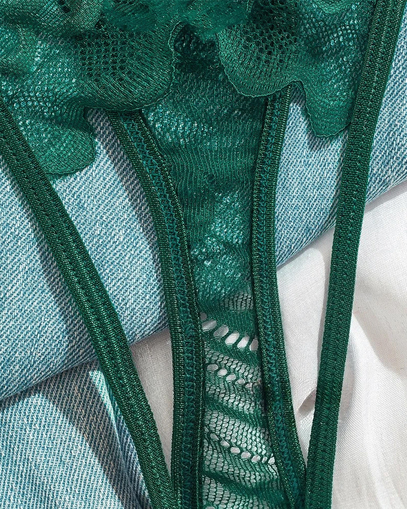 Arielle – Lace Mesh Underwear Set