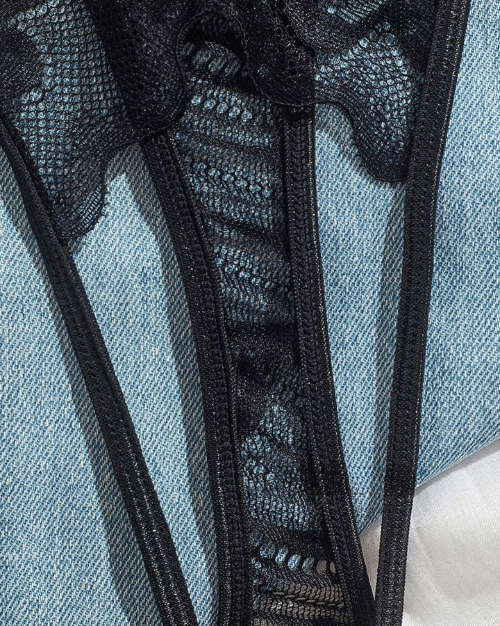 Arielle – Lace Mesh Underwear Set
