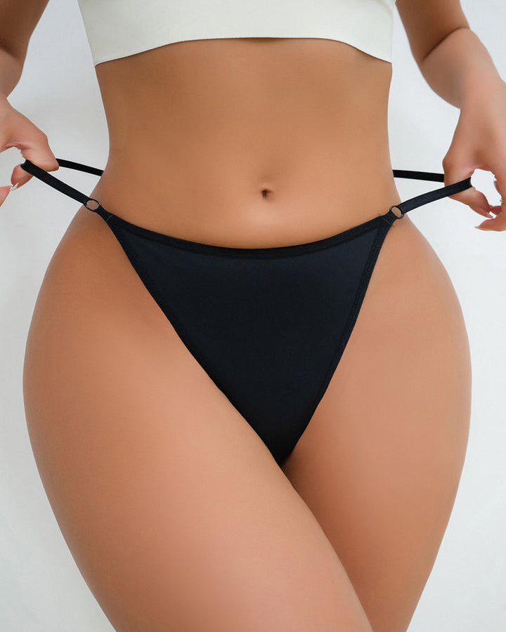 Serenyx – Gold Rhinestone Chain Thongs