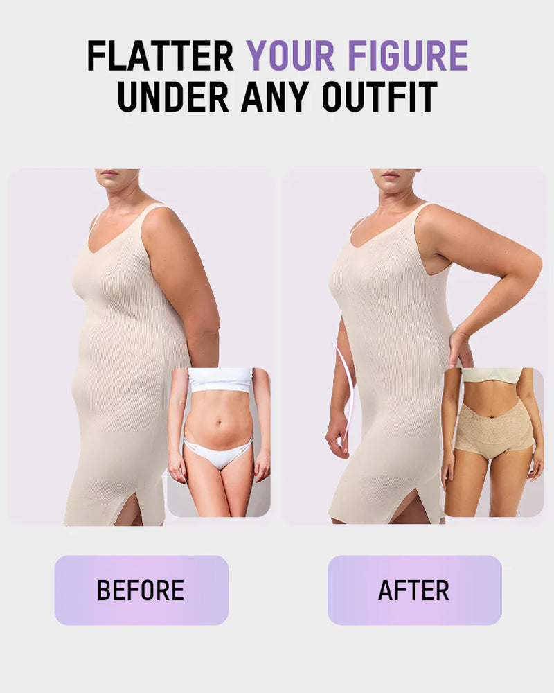 Serenyllisra – Three-Pack High-Waist Lace Tummy-Control Panties