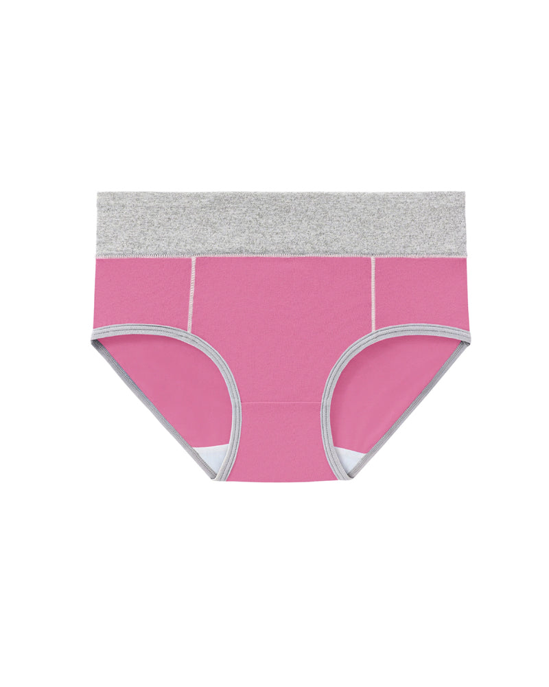 Sevaria – Mid-Rise Colorblock Cotton Briefs