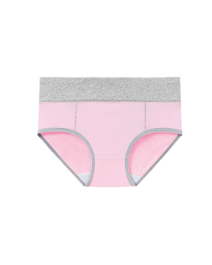 Sevaria – Mid-Rise Colorblock Cotton Briefs