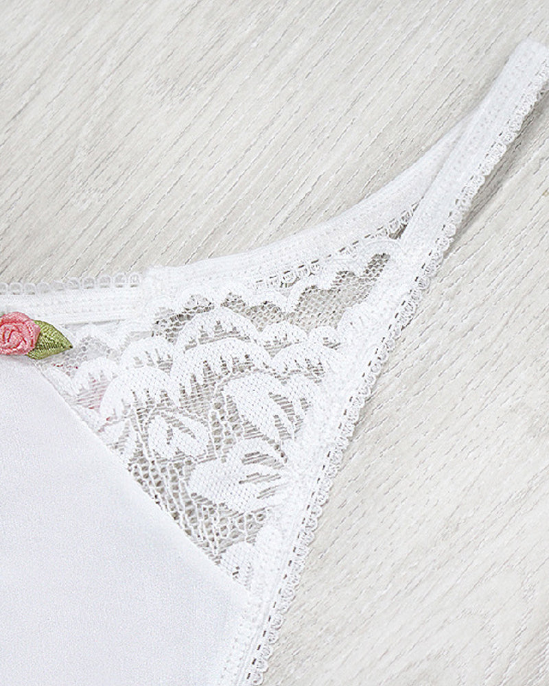 Aurynna – Lace Flower Thong