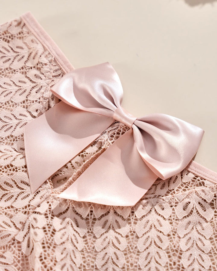 Elandriah – Bow Lace Hollow Panties