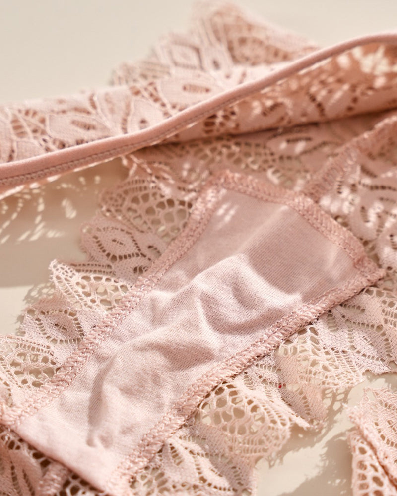 Elandriah – Bow Lace Hollow Panties