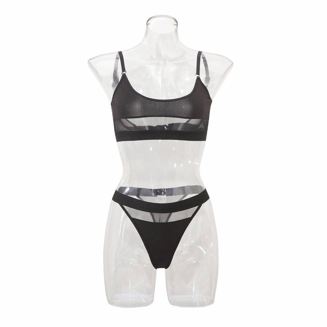 Noelia – Black See-Through Lingerie Set