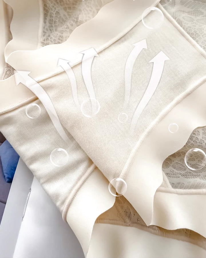 Calystria – Ice Silk Mid-Waist Lace Panties