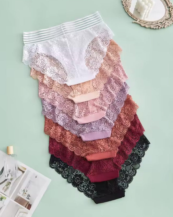 Cyralissevia – High-Waist Lace Seamless Panties
