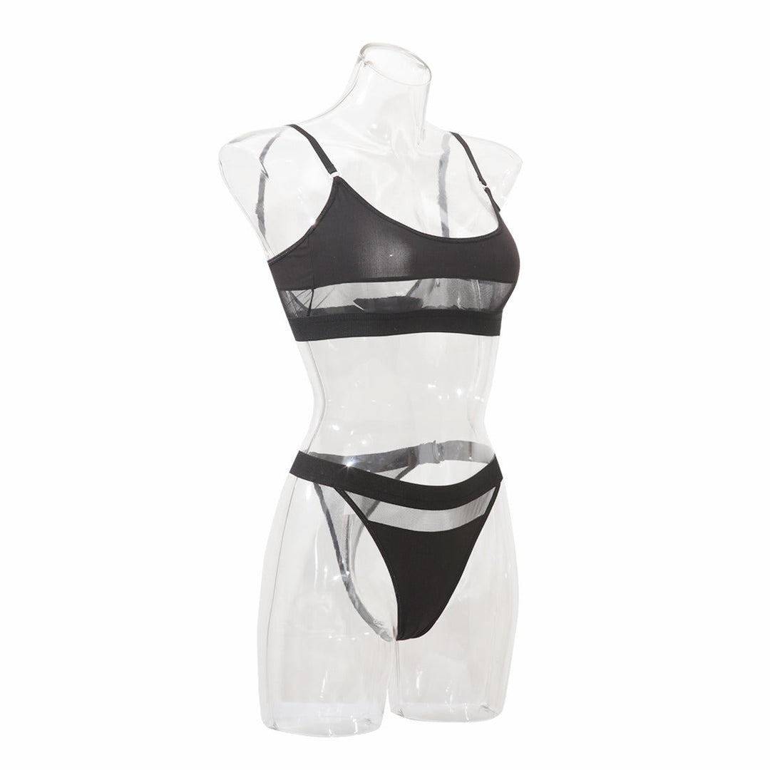 Noelia – Black See-Through Lingerie Set