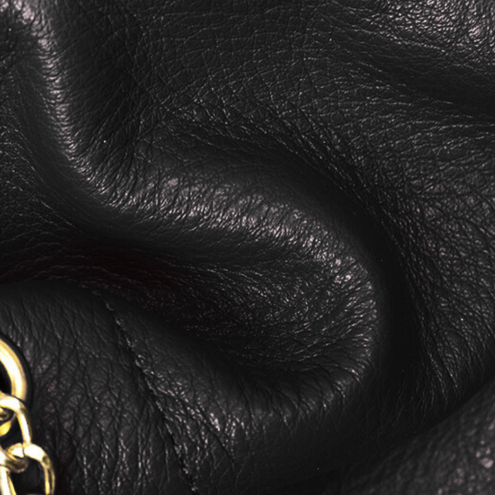 Sameera Leather Drawstring Bucket Bag