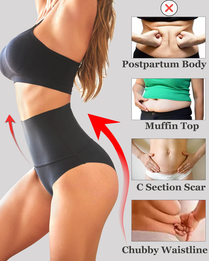 Calisandra – Five-Pack High-Waist Tummy Control Briefs