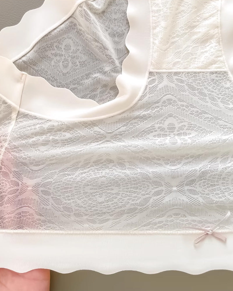Calystria – Ice Silk Mid-Waist Lace Panties