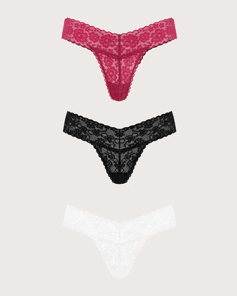 Calyssienne – Soft Lace Cheeky Thong