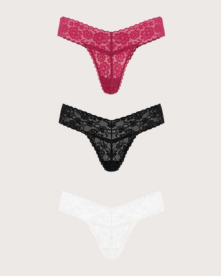 Calyssienne – Soft Lace Cheeky Thong