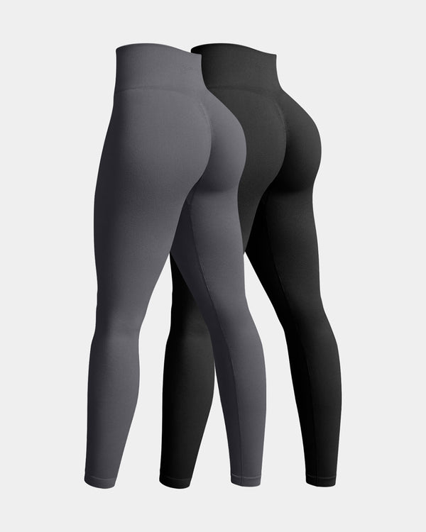 Serenyvaelle – Two-Pack Seamless High-Waist Yoga Leggings