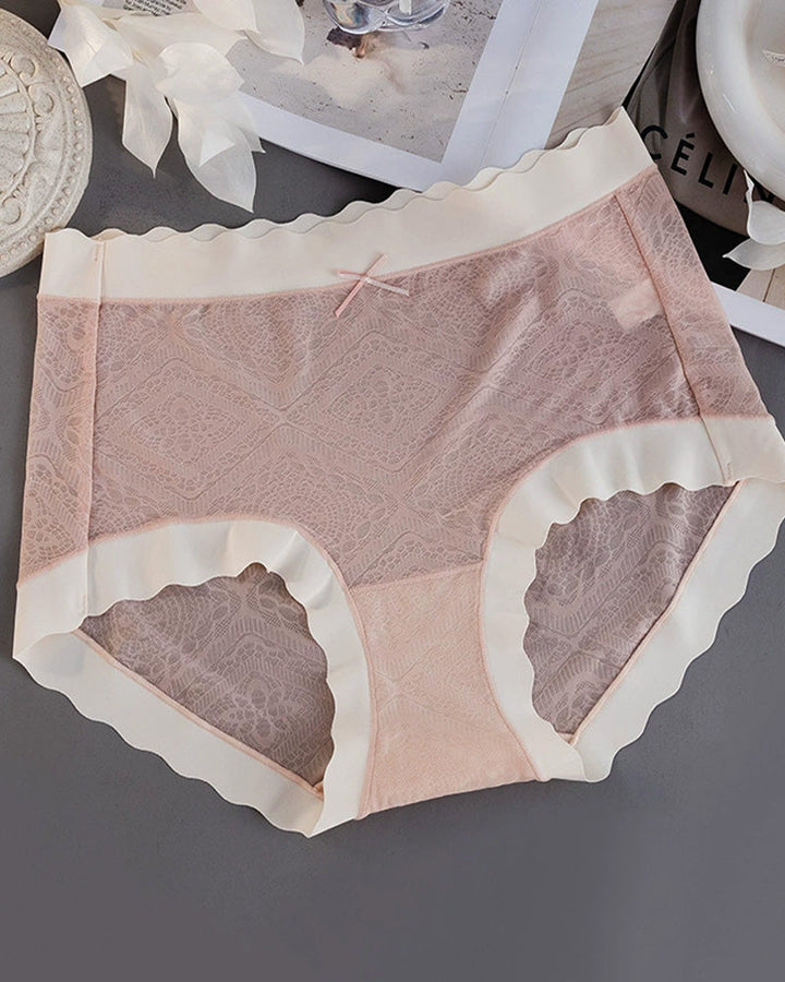 Calystria – Ice Silk Mid-Waist Lace Panties