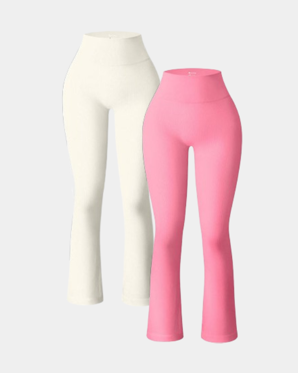 Calisandrae – Two-Pack High-Waist Flare Leggings