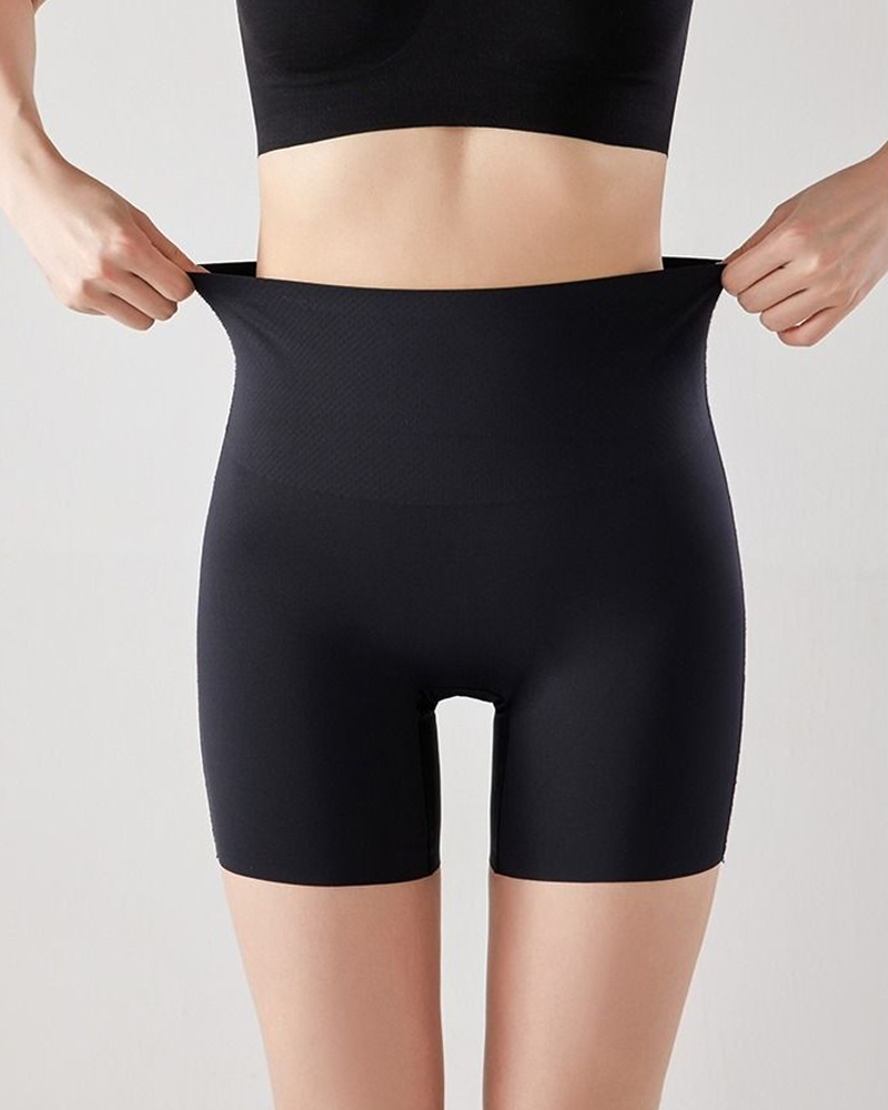 Elandrya – Seamless Shapewear Shorts with Silk Lining