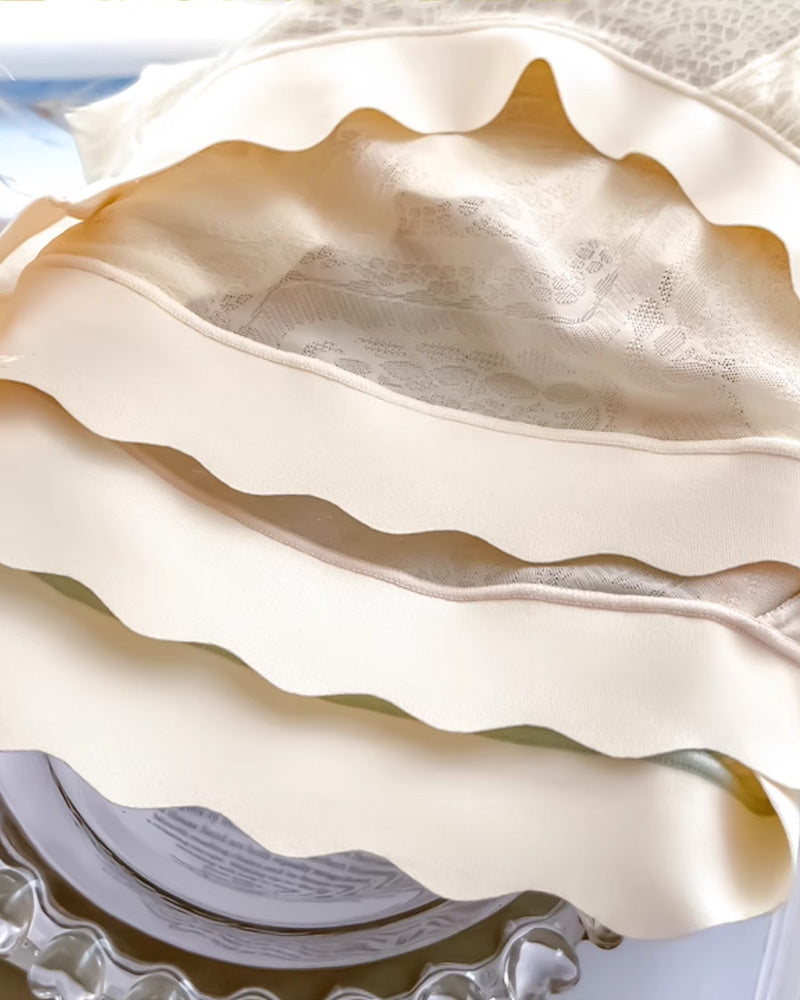 Calystria – Ice Silk Mid-Waist Lace Panties
