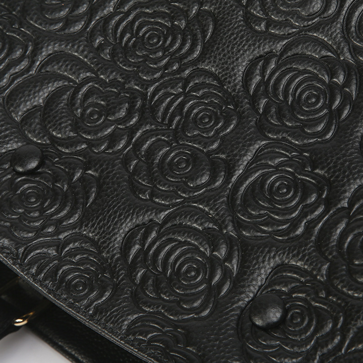 Stacy Floral Embossed Handbag