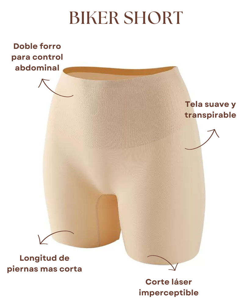 Elandrya – Seamless Shapewear Shorts with Silk Lining