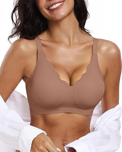 Aurivianne – Scalloped Wireless Push-Up Bra