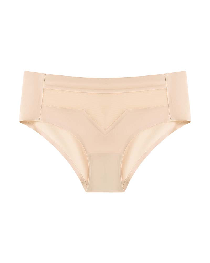 Valessina – Mid-Waist Ice Silk Invisible Underwear