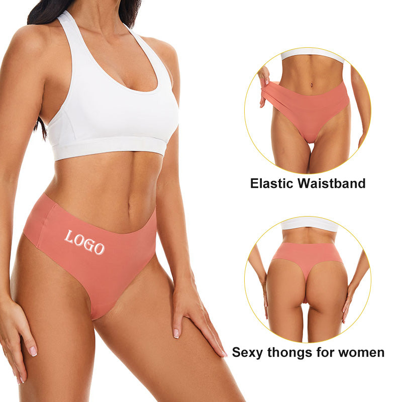 Caliviennea – Five-Pack Seamless Drop Waist Thongs