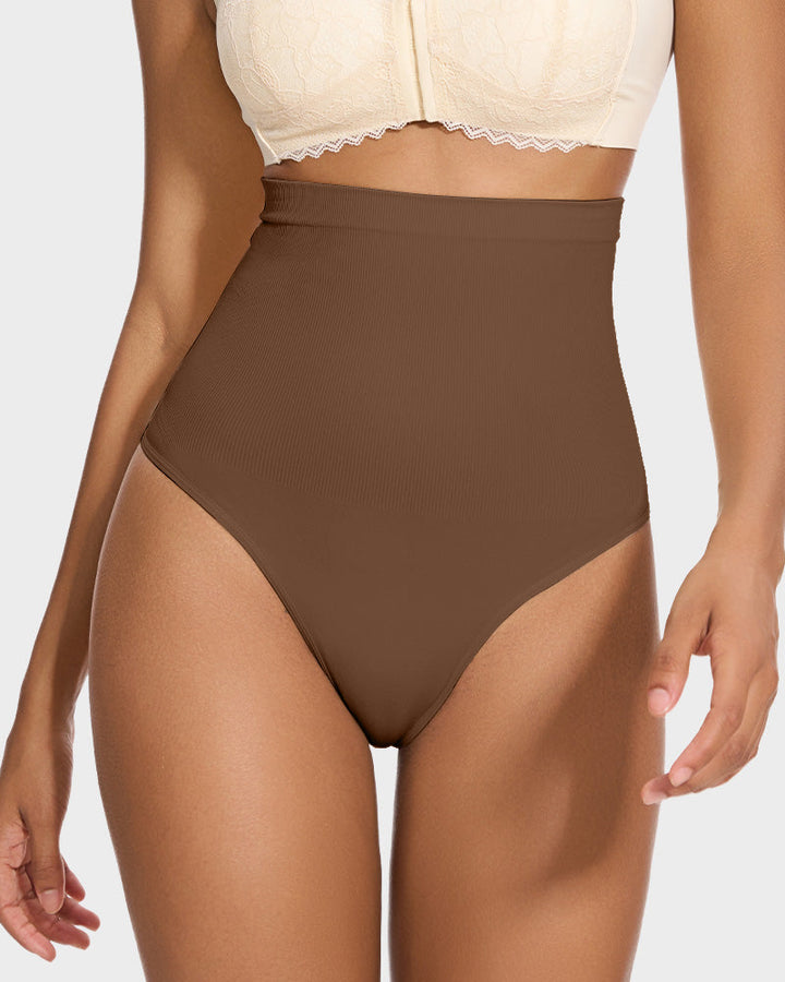 Sylvarissea – Two-Pack High-Waist Tummy Control Thongs