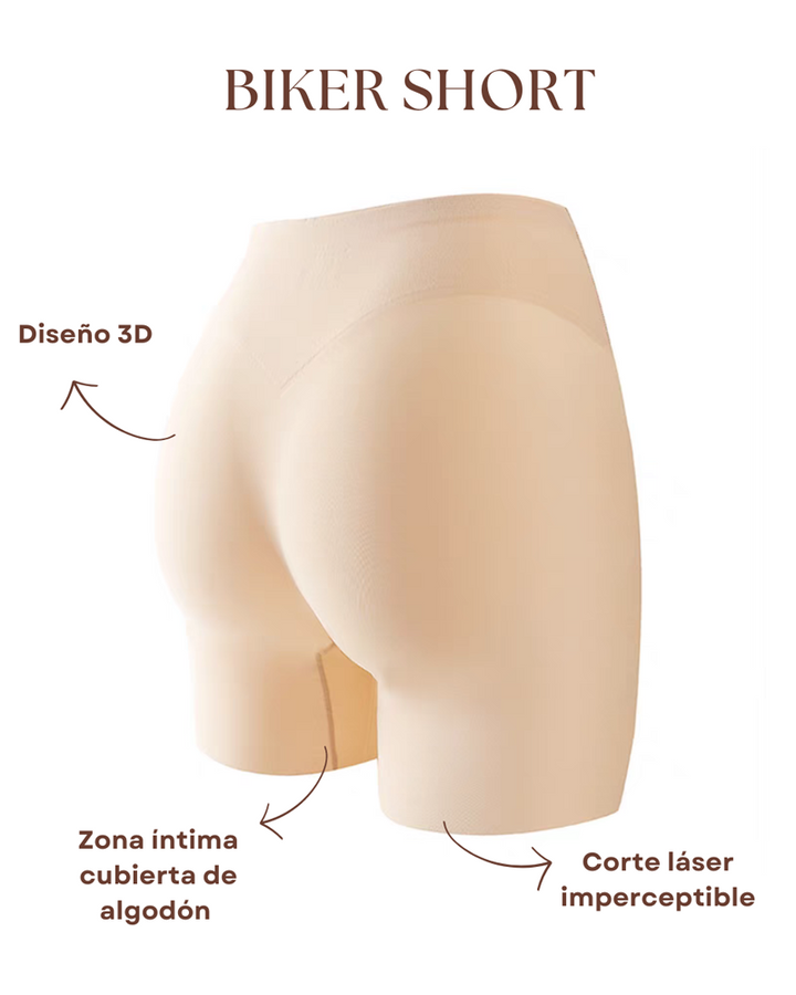 Elandrya – Seamless Shapewear Shorts with Silk Lining