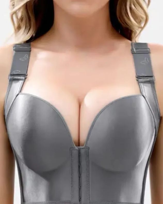 Serelithia – Front Closure Longline Push-Up Bra