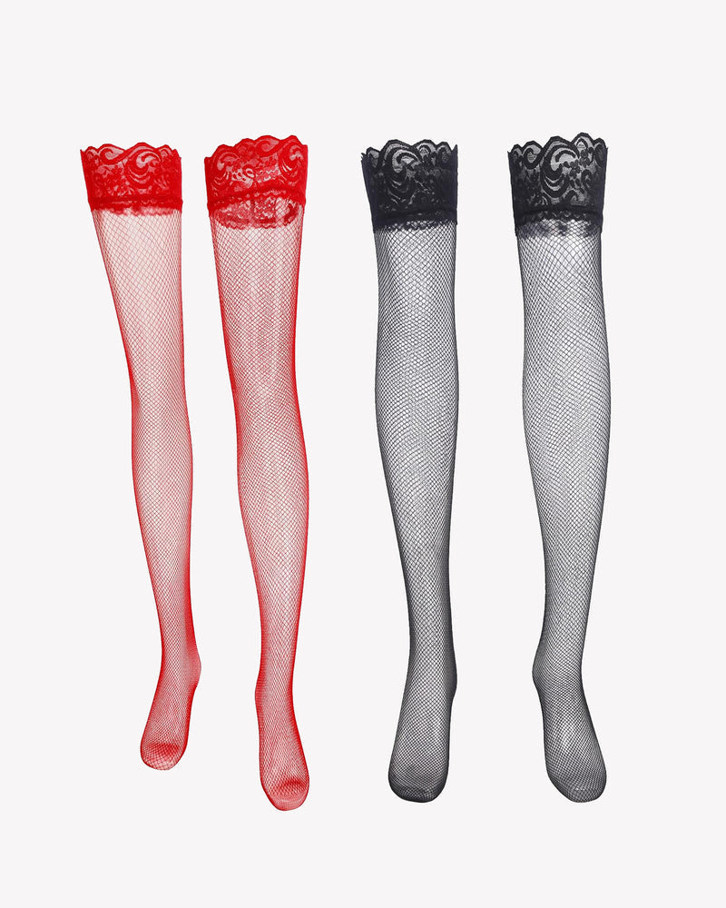 Marivessa – Fishnet High Stockings
