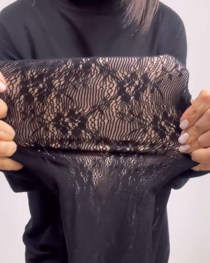 Auriviennea – Lace Pattern Warm Leggings
