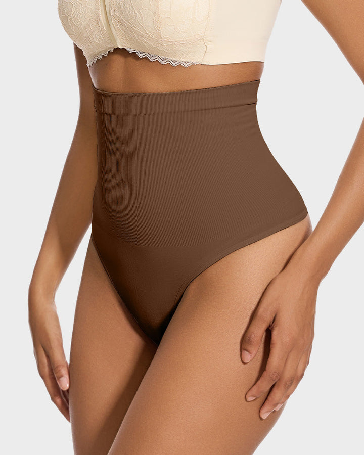Sylvarissea – Two-Pack High-Waist Tummy Control Thongs